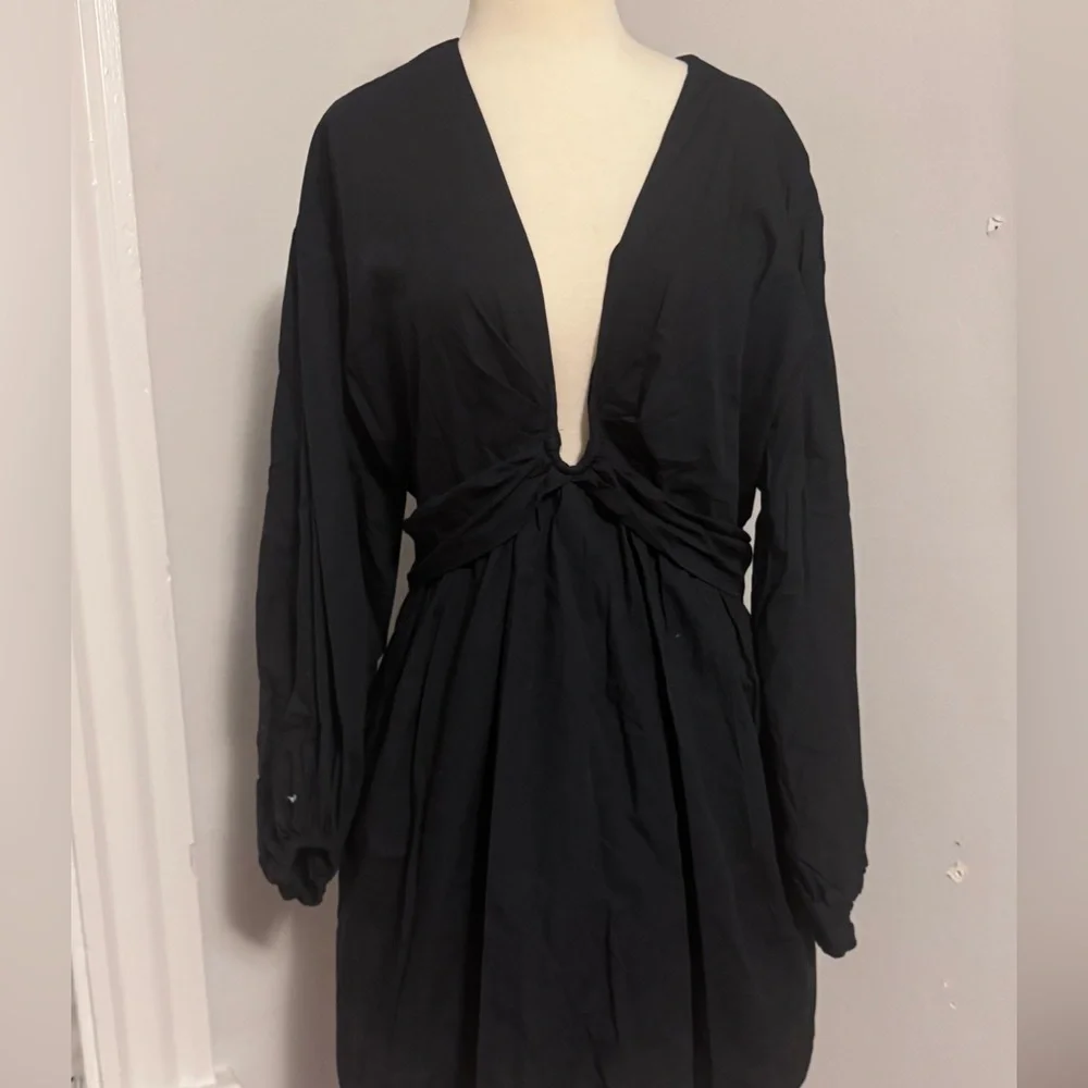 Free people cotton poplin mini dress - Picture 2 of 4